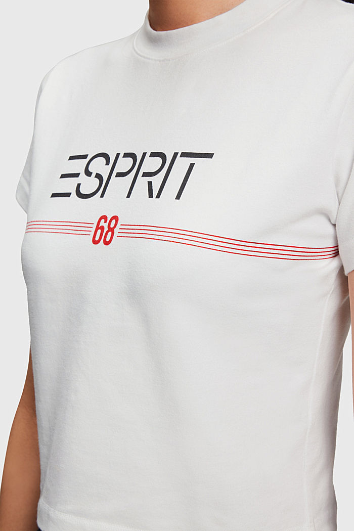 Cropped T-shirt, WHITE, detail image number 3