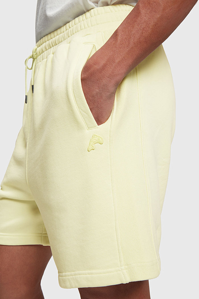 Color Dolphin Drawstring Shorts, PASTEL YELLOW, detail-asia image number 3