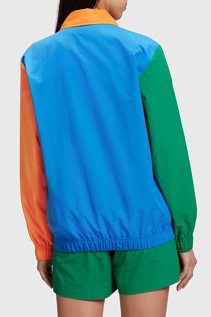 ESPRIT x Rest & Recreation Capsule Color Block Windbreaker Jacket, BLUE, detail-asia image number 3