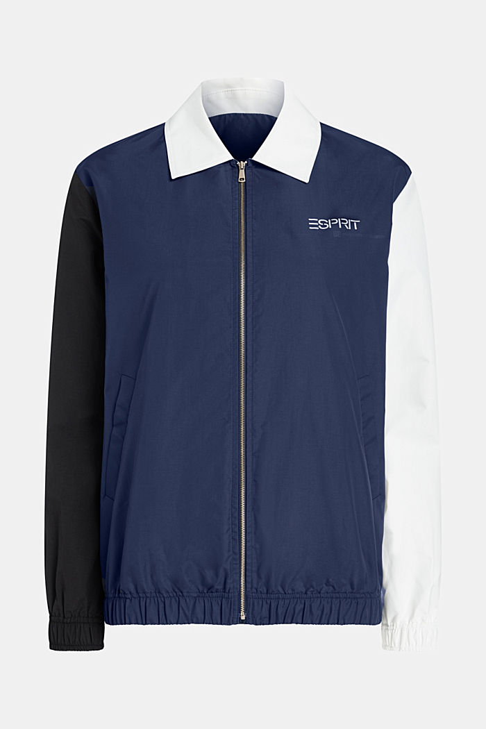 ESPRIT x Rest & Recreation Capsule Color Block Windbreaker Jacket, NAVY, detail image number 6