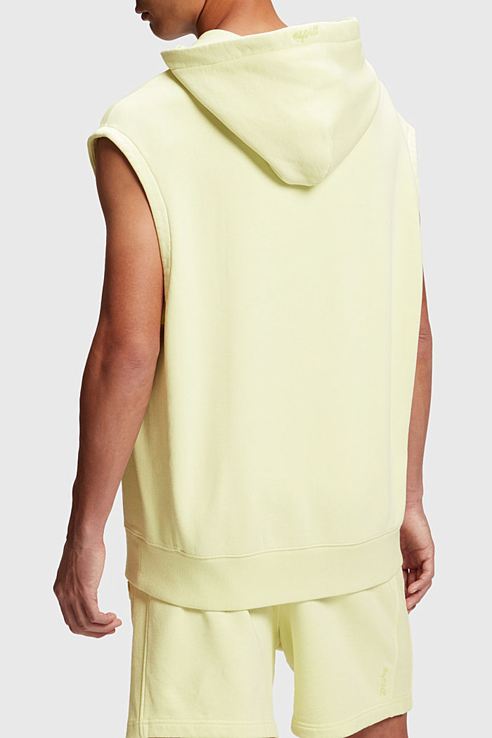 Color Dolphin Sleeveless Hoodie, PASTEL YELLOW, detail-asia image number 1