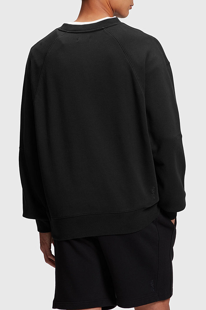 Color Dolphin Relaxed Fit Sweatshirt, BLACK, detail-asia image number 1