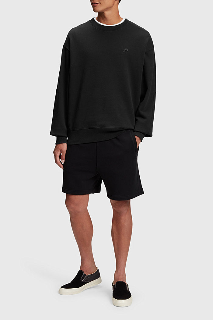 Color Dolphin Relaxed Fit Sweatshirt, BLACK, detail-asia image number 2