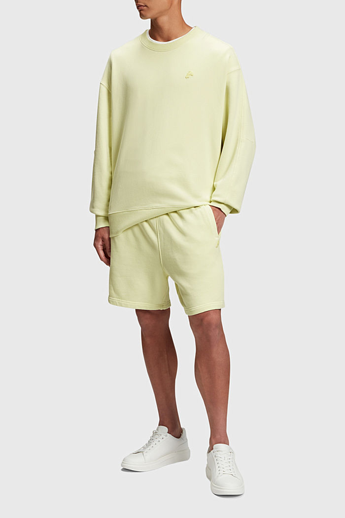 Color Dolphin Relaxed Fit Sweatshirt, PASTEL YELLOW, detail-asia image number 2