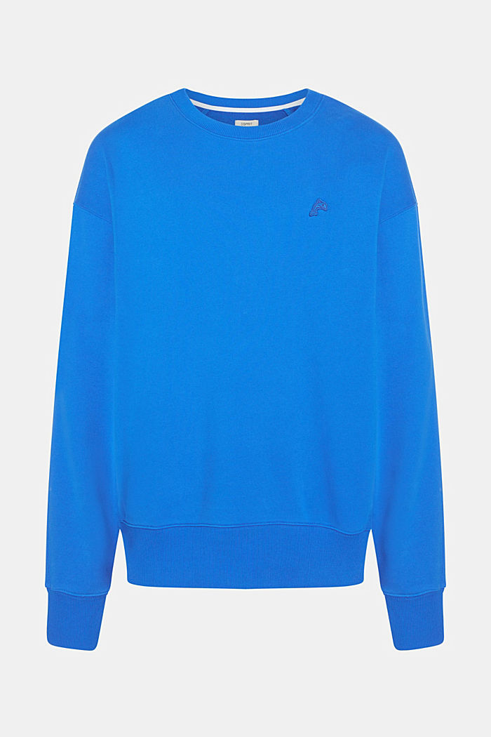 Color Dolphin Relaxed Fit Sweatshirt, BLUE, detail-asia image number 5