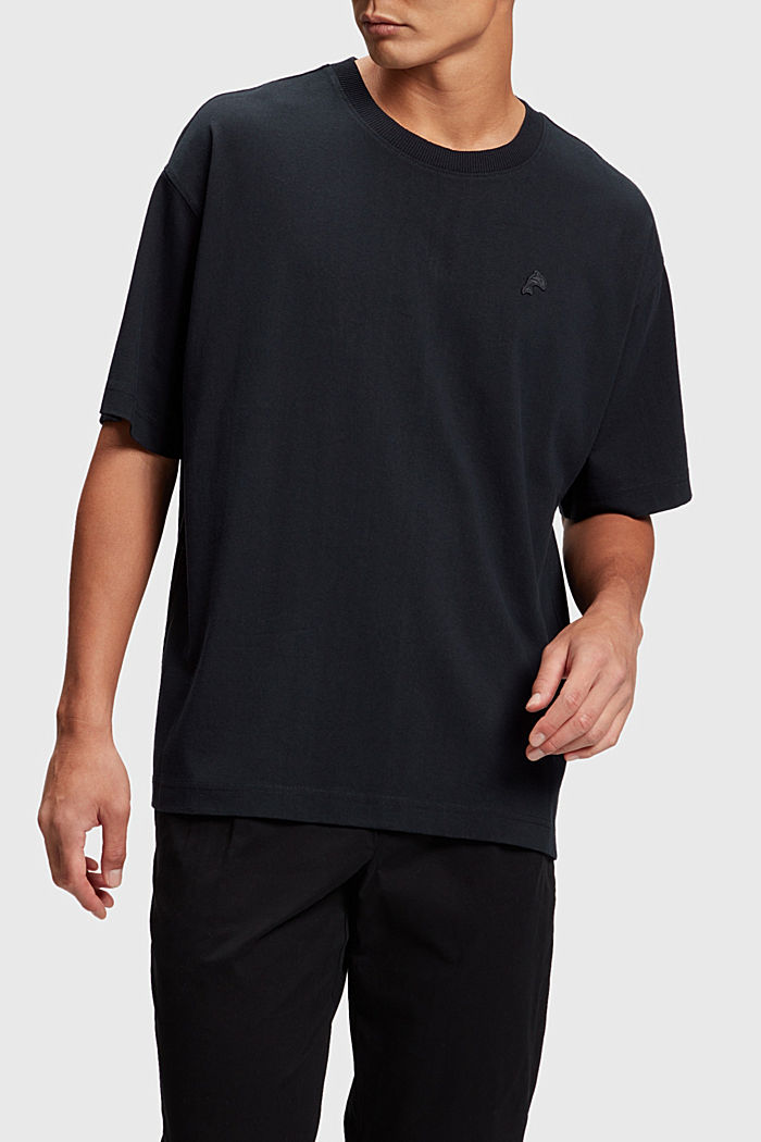 Color Dolphin Relaxed Fit T-shirt, BLACK, detail-asia image number 0