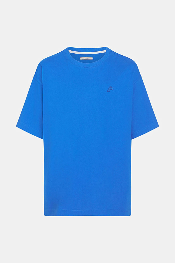 Color Dolphin Relaxed Fit T-shirt, BLUE, detail-asia image number 5