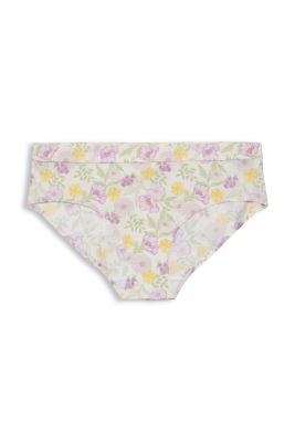 ESPRIT En matière recyclée : le slip taille basse à imprimé floral