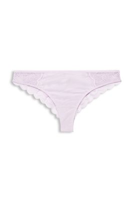 ESPRIT Shorty brésilien à motif en dentelle