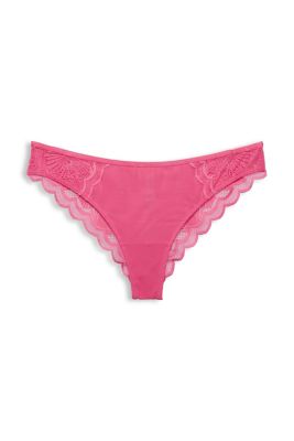 ESPRIT Shorty brésilien à motif en dentelle