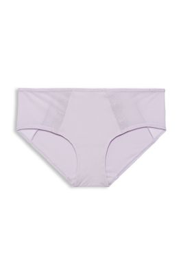 ESPRIT Shorty taille basse à détails en dentelle