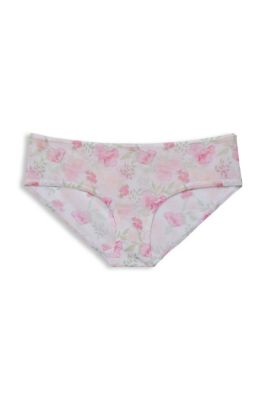 ESPRIT En matière recyclée : le shorty taille basse à motif à fleurs