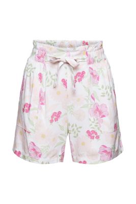 ESPRIT Short de pyjama à motif floral, LENZING™ ECOVERO™