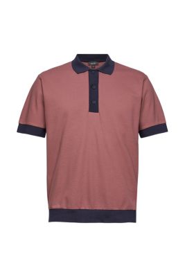 ESPRIT Polo en maille piquée de coton