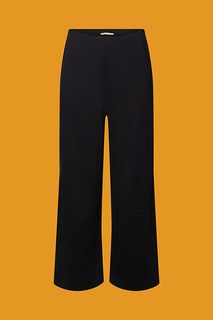 100%純棉平織布裙褲, 黑色, detail-asia image number 6