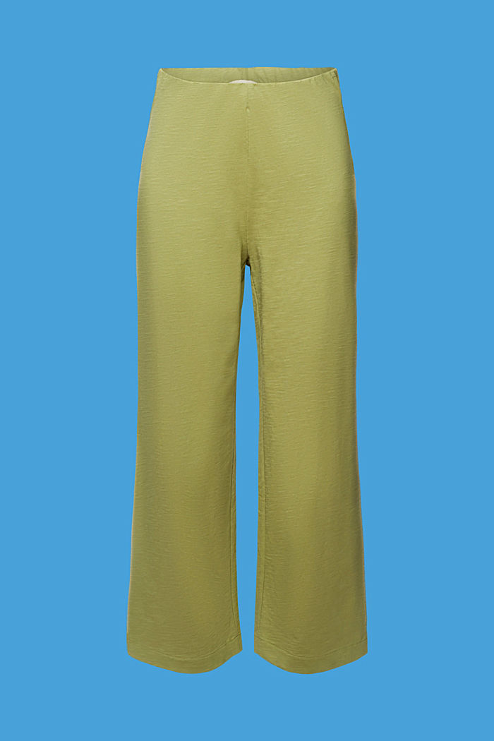 100%純棉平織布裙褲, 綠色, detail-asia image number 6