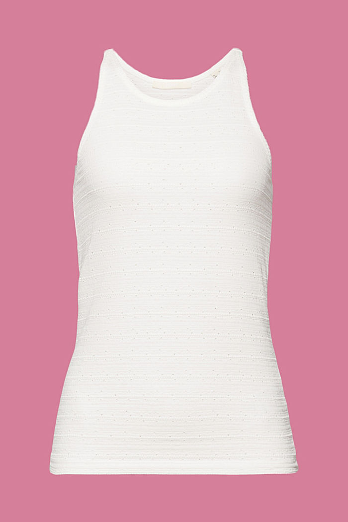 Structured sleeveless top, OFF WHITE, detail-asia image number 6