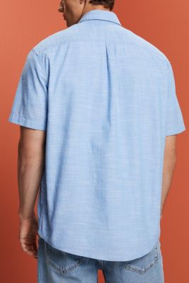 100%純棉短袖恤衫, LIGHT BLUE, detail-asia image number 3