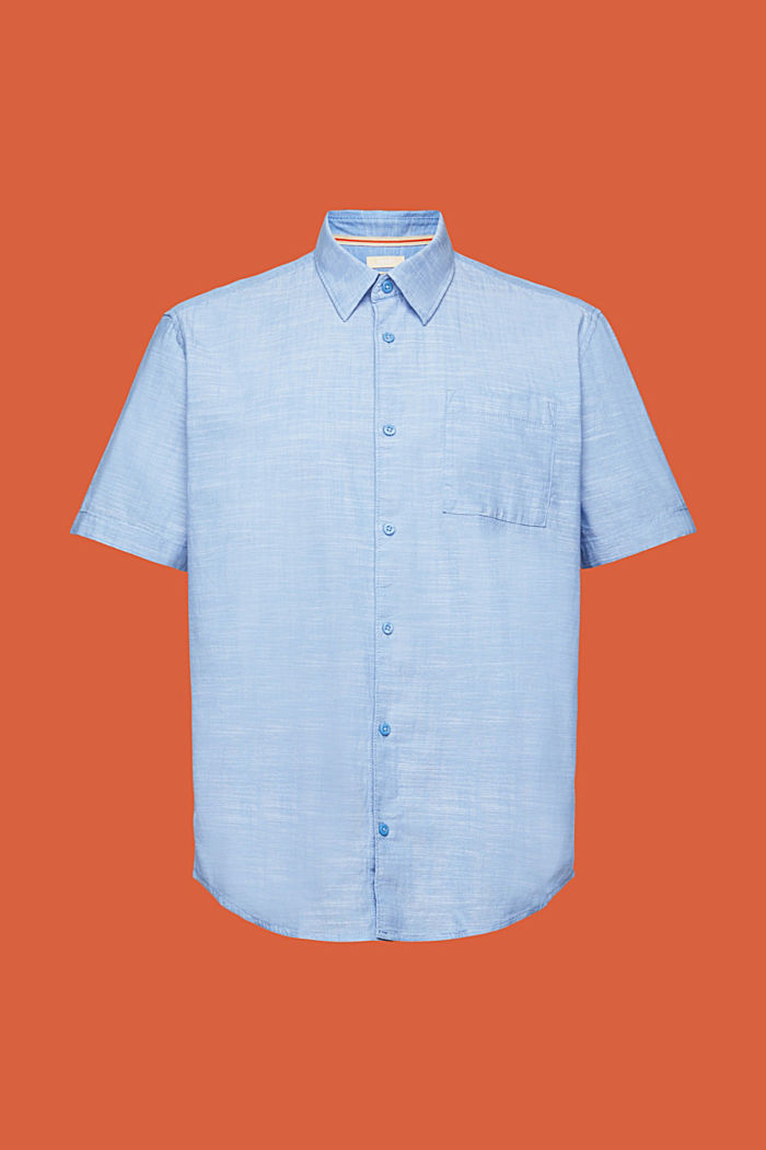 100%純棉短袖恤衫, LIGHT BLUE, detail-asia image number 5