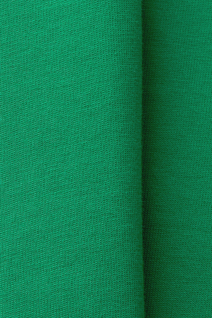 ‌LOGO標誌印花平織布POLO衫, 翡翠綠, detail-asia image number 4