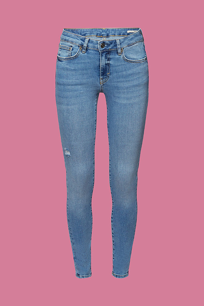 Skinny jeans, BLUE MEDIUM WASHED, detail-asia image number 6