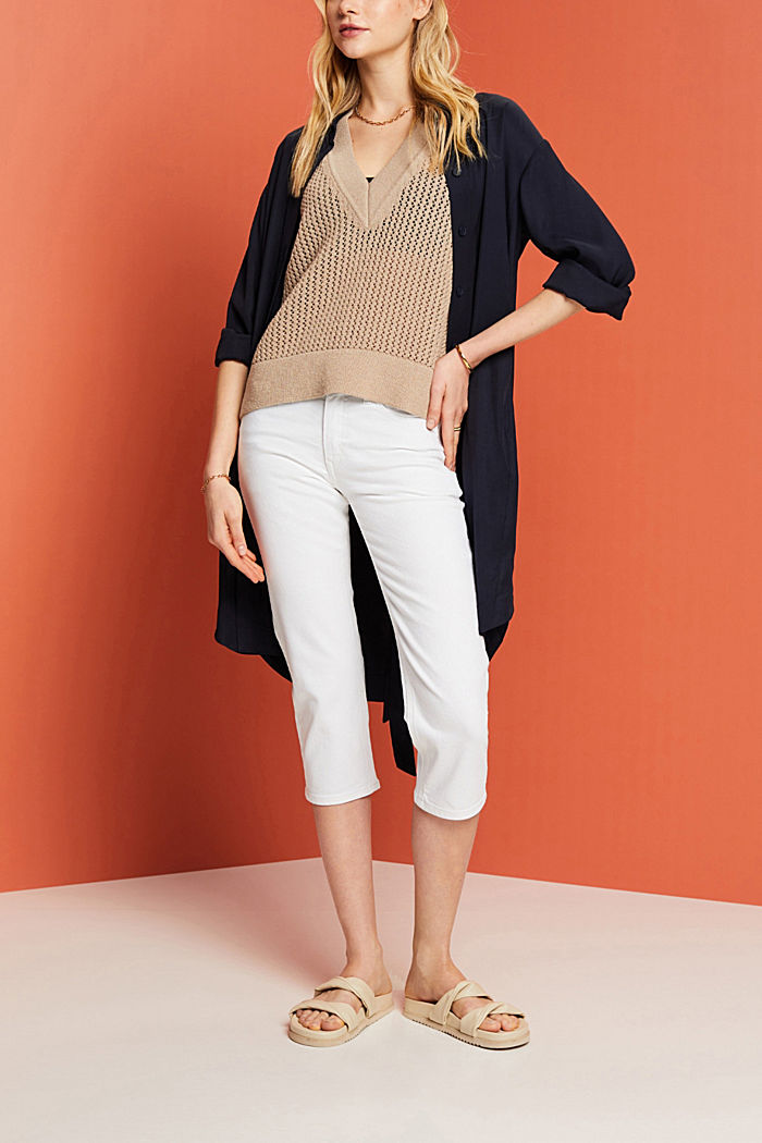 Capri jeans, WHITE, detail-asia image number 1
