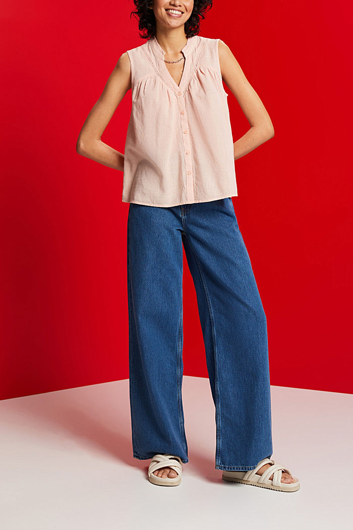 Sleeveless blouse, PASTEL PINK, detail-asia image number 4