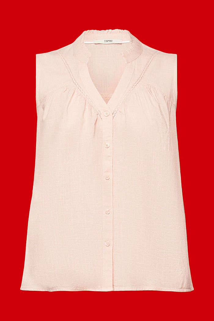 無袖女裝恤衫, 淺粉紅色, detail-asia image number 6