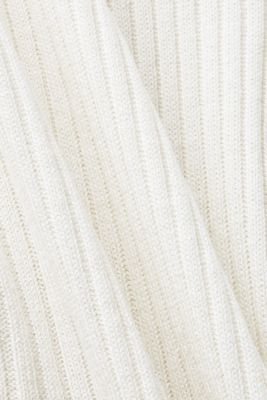羅紋無袖套頭衫，亞麻混紡面料, 白色, detail-asia image number 5