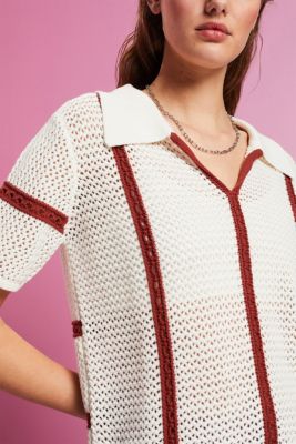 Short-sleeved polo jumper, ICE, detail-asia image number 2
