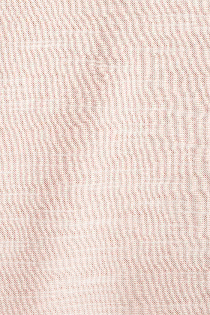 100%純棉蕾絲飾邊T恤, 淺粉紅色, detail-asia image number 5