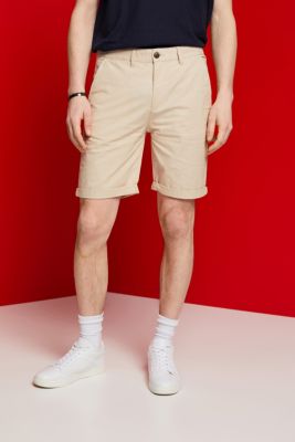 Two-tone chino shorts