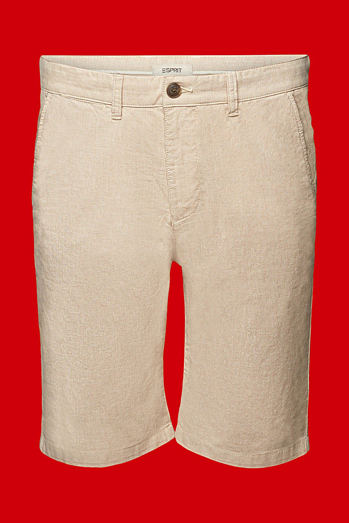 Two-tone chino shorts, LIGHT BEIGE, detail-asia image number 7