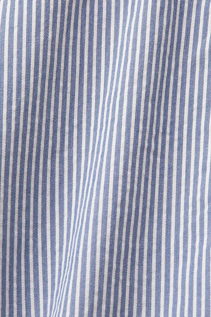 純棉條紋卡其短褲, 藍色, detail-asia image number 6