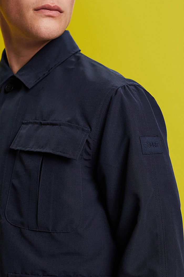 工裝風恤衫式外套, 海軍藍, detail-asia image number 2