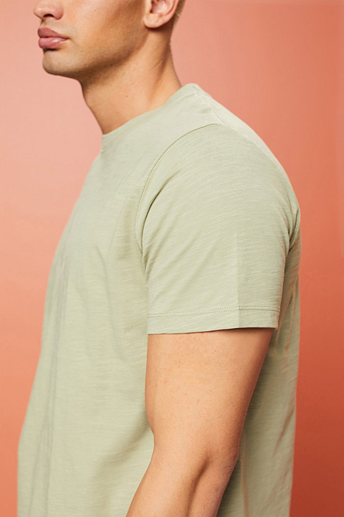 100%純棉平織布T恤衫, 淺綠色, detail-asia image number 2