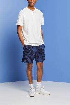 Cotton Henley T-Shirt, ICE, detail-asia image number 4