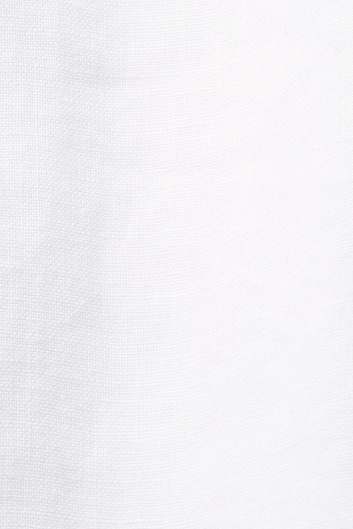 ‌亞麻男裝恤衫, 白色, detail-asia image number 5