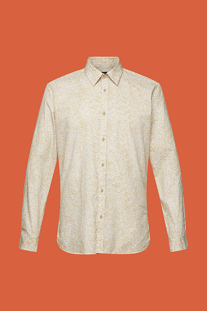 Patterned shirt, 100% cotton, SAND, detail-asia image number 5