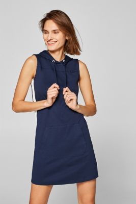 edc Sleeveless hoodie dress, 100 cotton at our Online Shop