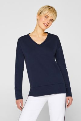 Esprit - Lightweight sweatshirt with unfinished edges at our Online Shop