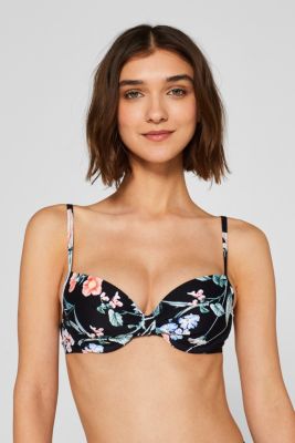 Esprit Padded underwire bikini top with a floral print at our Online Shop