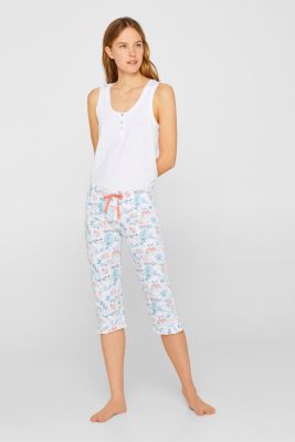 cotton capri sweatpants