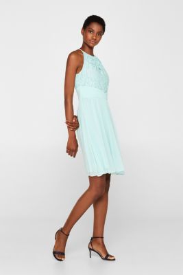 Esprit Kleid aus floraler Spitze und Chiffon im Online Shop kaufen