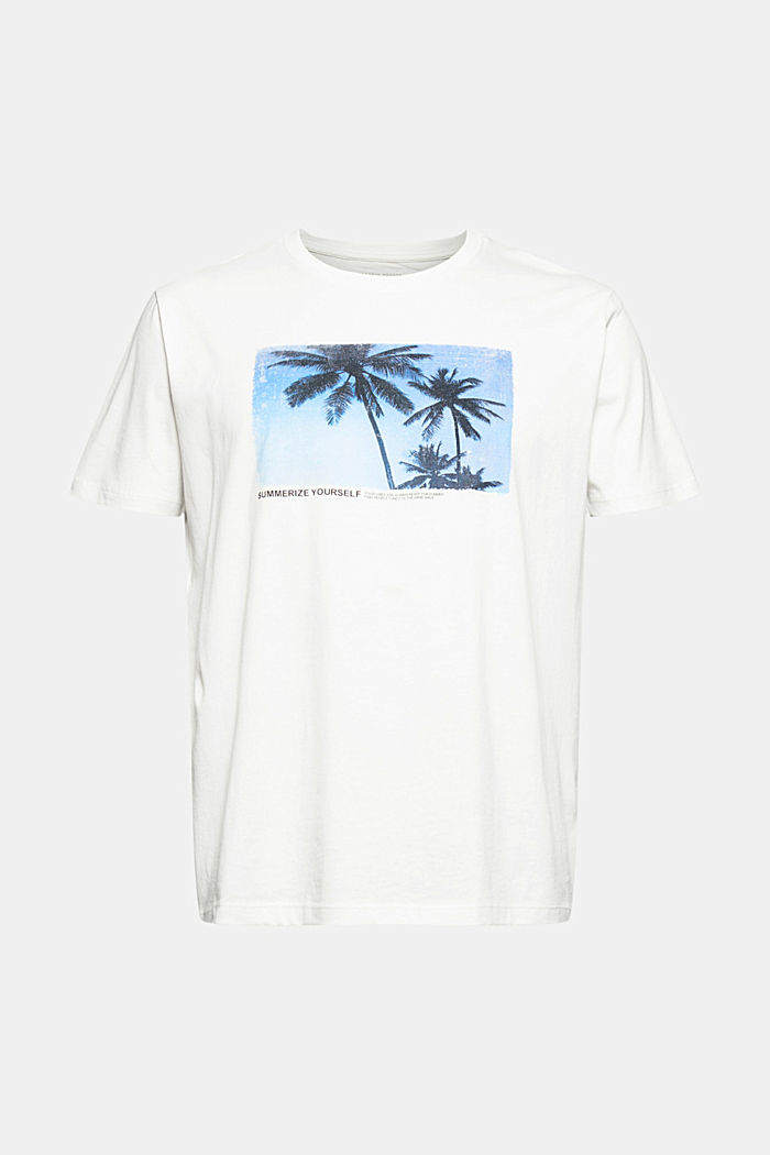 Shirt met print, van 100% organic cotton, OFF WHITE, detail image number 7