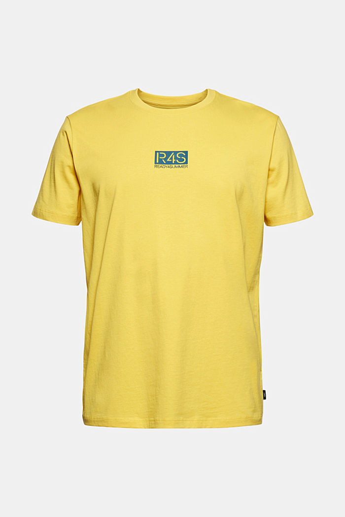 T-shirt con stampa, 100% cotone biologico, YELLOW, detail image number 6