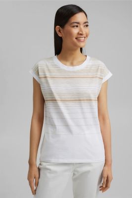 Striped T-shirt made of 100% organic cotton