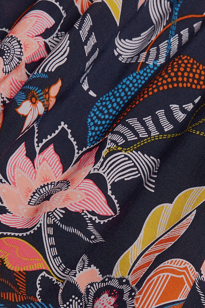 Plażowa sukienka maxi z LENZING™ ECOVERO™, NAVY, detail image number 5