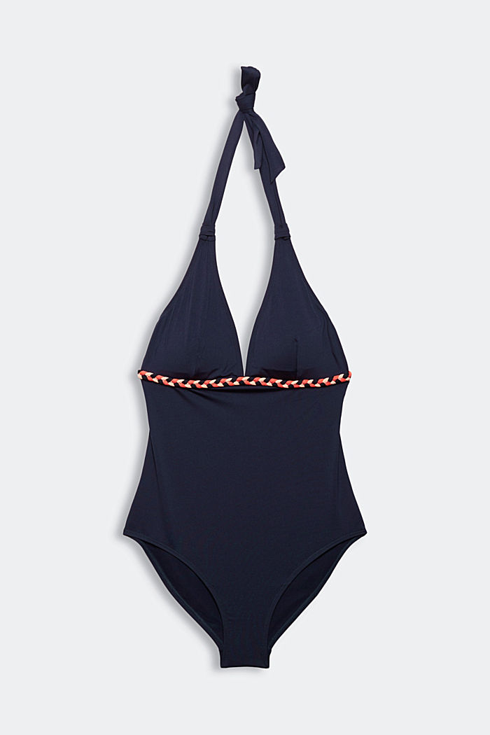 Recycled: swimsuit with a braided detail