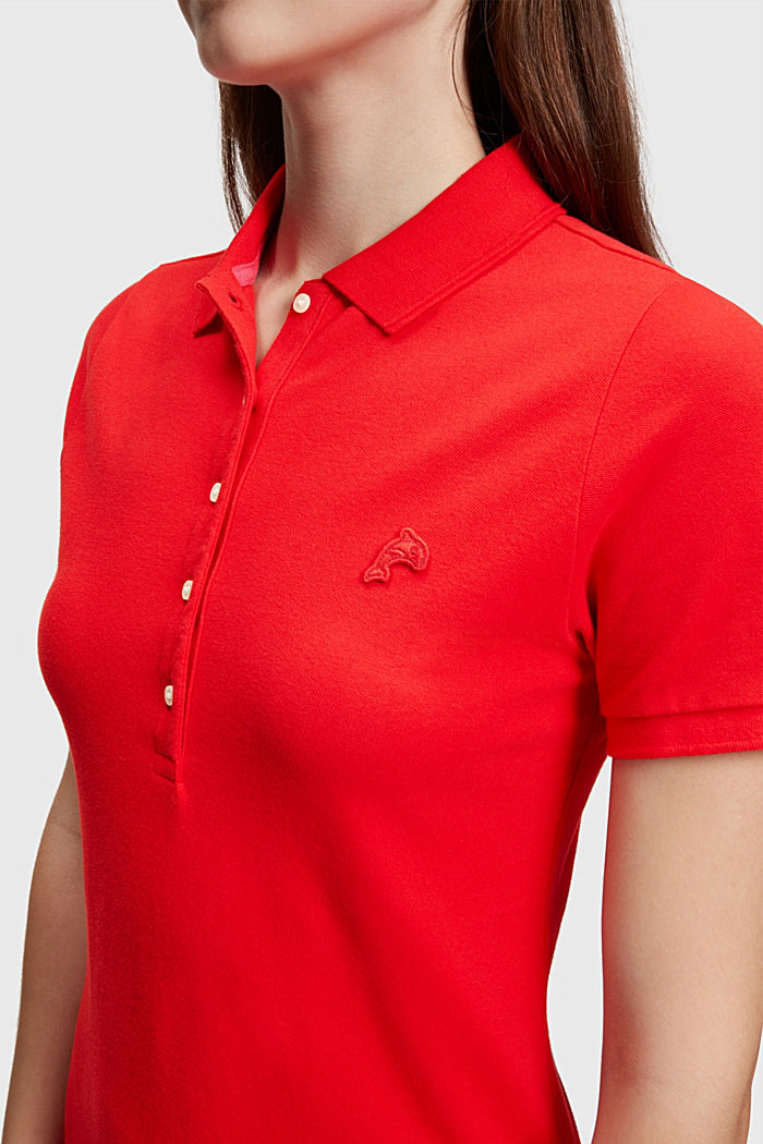 Dolphin Tennis Club 經典 Polo 連身裙, RED, detail-asia image number 2